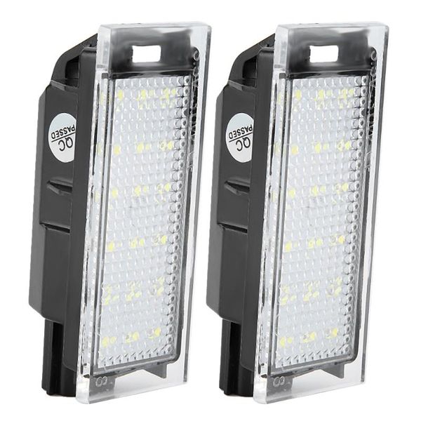 

car headlights number plate light license lamp bulbs designed for twingo clio megane lagane with 18pcs led beads