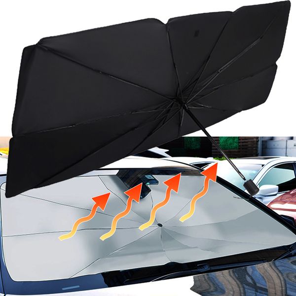 Parasole Parasole Auto Parabrezza Parabrezza Coperture Protezione solare per auto Accessori per la protezione del parabrezza interno