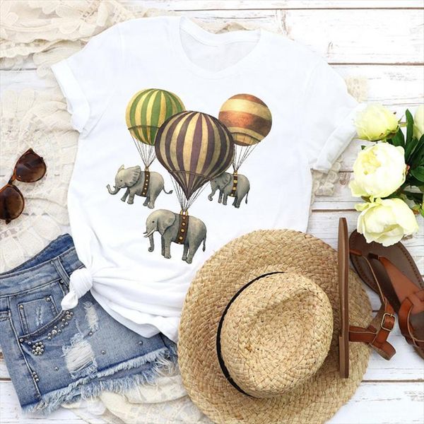 

men graphic cartoon vintage mens short sleeve animal balloon 90s tees print clothing female, White;black