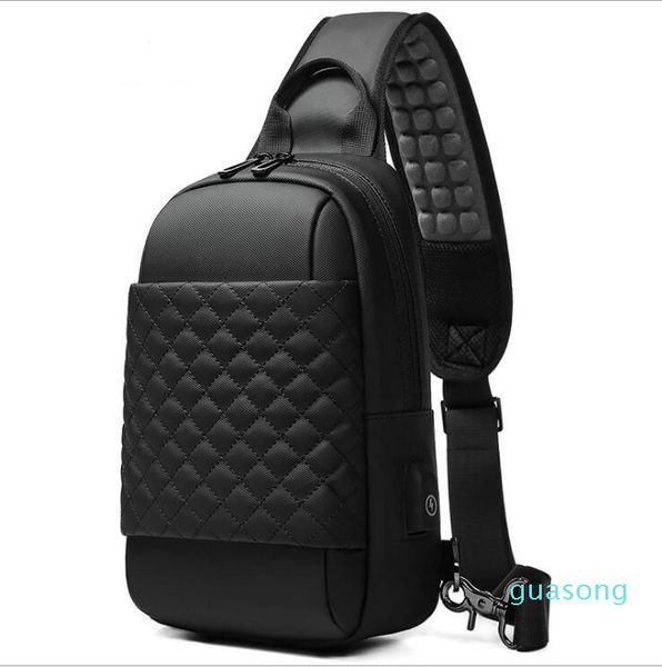

men's one shoulder crossbody bag large capacity satchel casual fashion small backpack