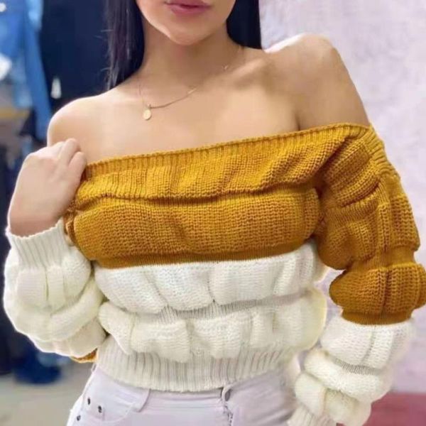 

women's sweaters color matching black one shoulder knitting sweater vest loose fit slash long sleeveless women fashion tide autumn, White;black