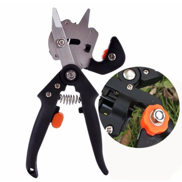 100 adet Bahçe Meyve Ağacı Pro Budama Makasları Makas Grefting Kesme Aracı Snip Secateur Makinesi + 2 Blade Bahçe Araçları Seti