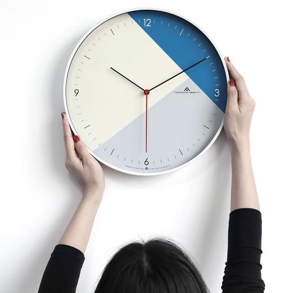 

wall clocks silent luxury clock metal modern design nordic simple fashion home zegar scienny living room decoration mm50wc