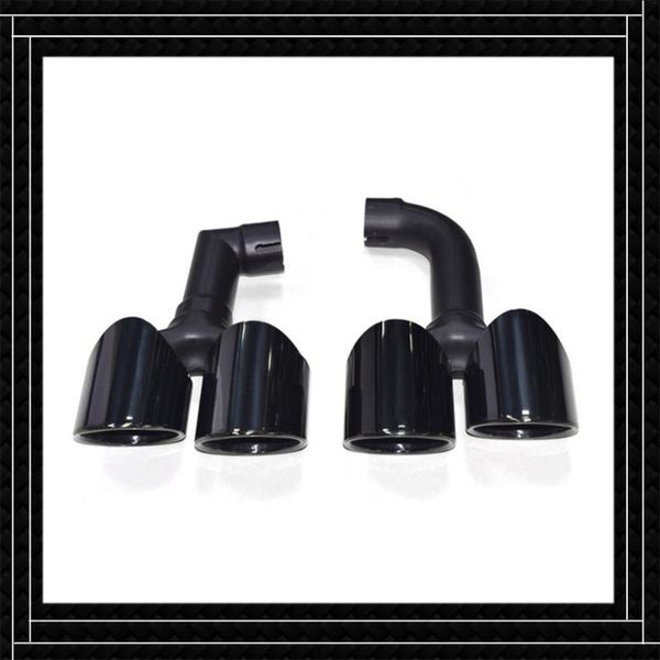 

motorcycle exhaust system one pair 304 stainless steel muffler tip for x3 g01 g08 25i 30i 2021-2021 black silver car exhausts pipe tailpipe