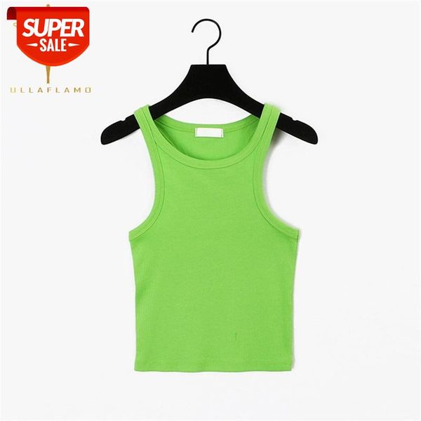 

Women's Tank Tops Sexy Off Shoulder Top Vest Slim Bottoming Vests Women Clothing Knitted Solid Tank Top Summer Casual Streetwear #L52k, White
