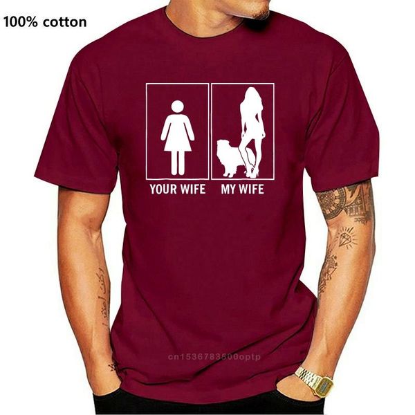 

men's t-shirts t-shirt-black wife australian shepherd your my dog lovers t-shirt-women's, White;black