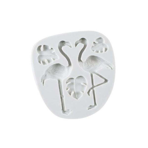 

cake tools flamingo banana leaf chocolate fondant silicone mold monstera sugar silica gel mould sugarcraft baking