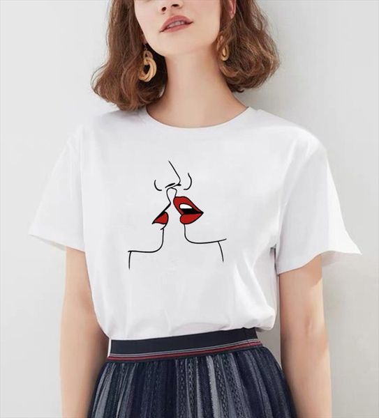 

fashion graphic print and women men t shirts casual white funny for lady tee hipster, White;black