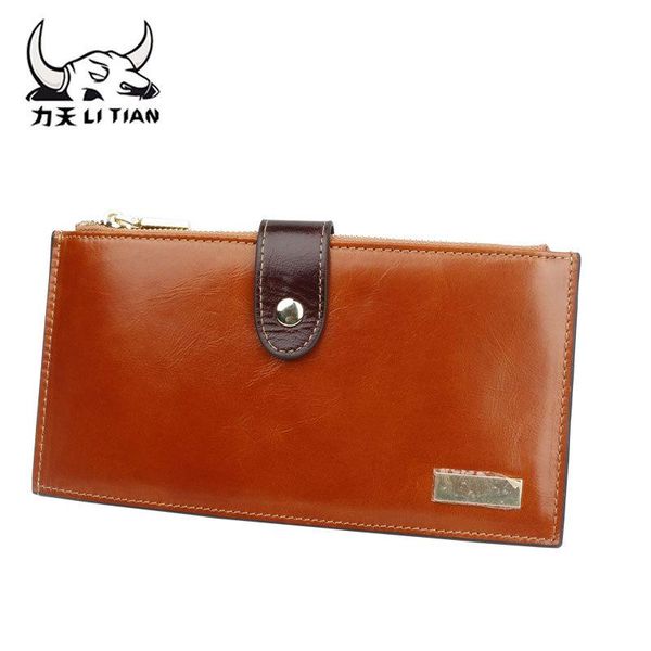 

wallets women wallet luxury female leather clutch money clip long purse phone bag cartera mujer sac, Red;black