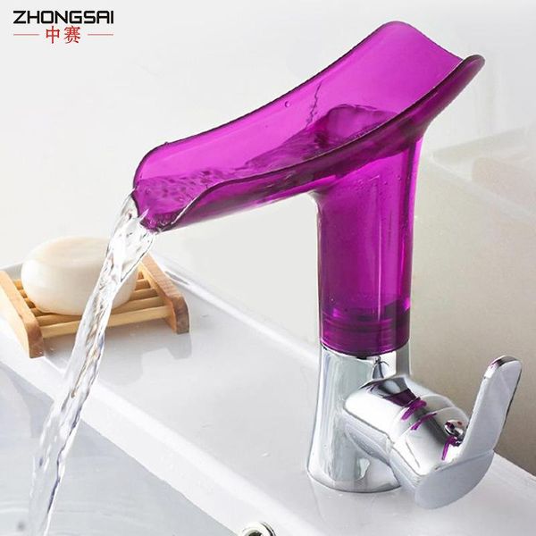 

bathroom sink faucets transparent faucet all copper basin imported pc material kitchen