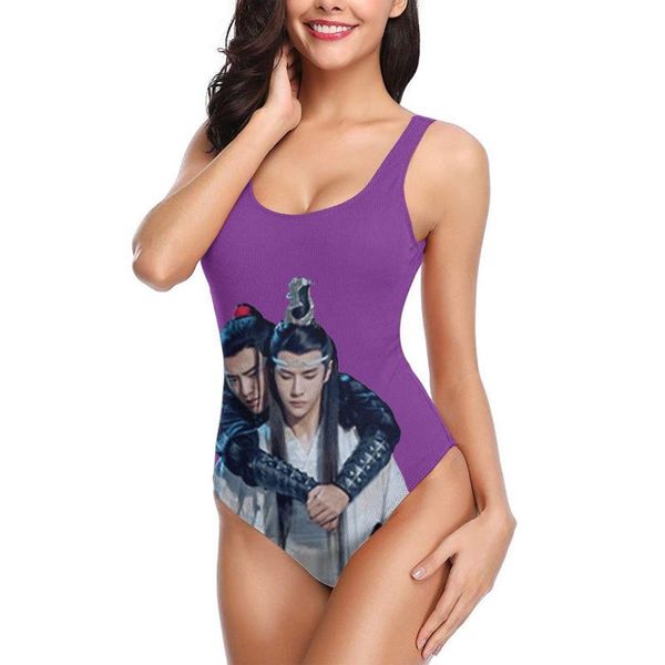 

women's swimwear women 2021 exotic bikinis dao mo to shi the untamed swimsuit one piece bikini cdrama wangxian bathing suit for, White;black