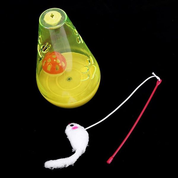 

cat toys asypets cartoon tumbler mouse shape interactive toy for pet