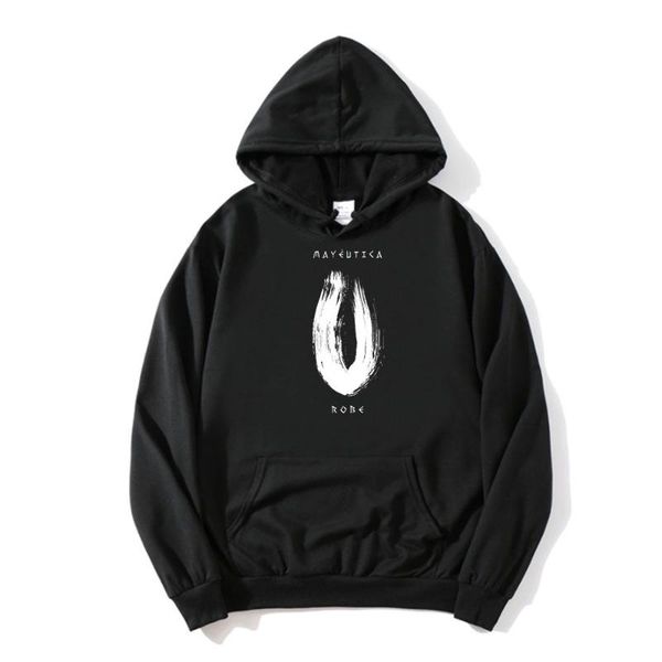 

women's hoodies & sweatshirts robe mayÃ©utica merch hoodie pullover, Black