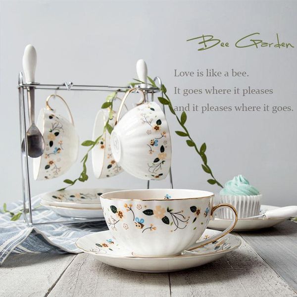 

cups & saucers coffee set bone china coffeeware mug white porcelain teaware british afternoon tea cafe drinkware 2021
