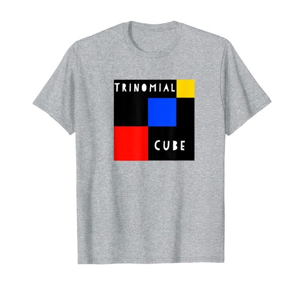

trinomial cube montessori material shirt t-shirt, White;black