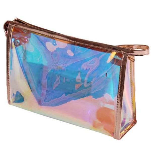 

transparent cosmetic bag female storage bag waterproof wash