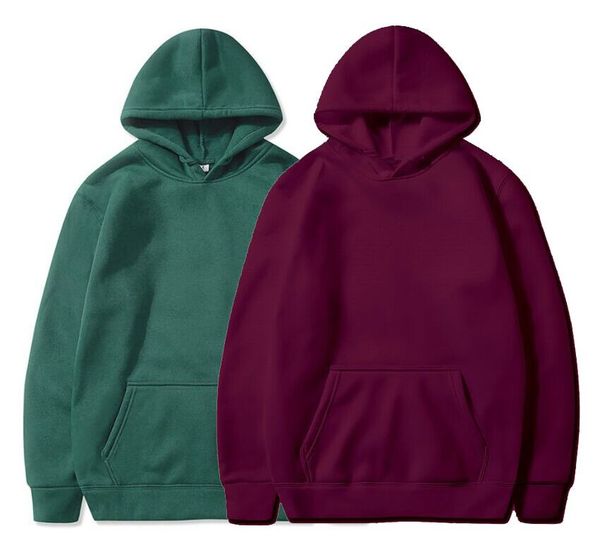 

2021 spring casual solid long sleeve mens hoodies sweatshirts slim cotton hoody sweatshirt women hooded streetwear s-xxxl, Black