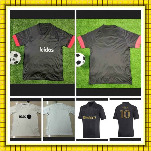 

new thailand 9 kamara 2020 beckham 23 black vela 10 soccer jerseys 2021 angeles chicharito 14 football shirts, Black;yellow