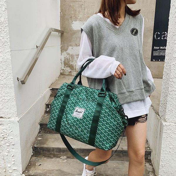 

duffel bags yilian large capacity lady's carry-on bag fitness short distance business trip luggage pull waterproof storage