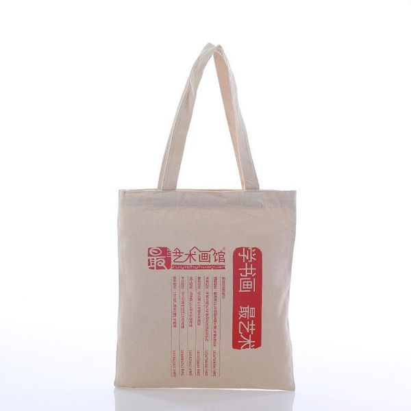 2021 Sublimação de publicidade bolsa de lona Eco-amigável compras em branco saco de mão saco de algodão feminino impressão de transferência de calor personalizado tamanho A07