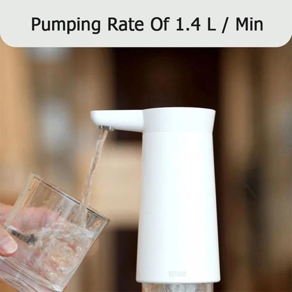 

sothing electric water dispenser automatic drink water bottle pump one-key control portable long battery life household usb