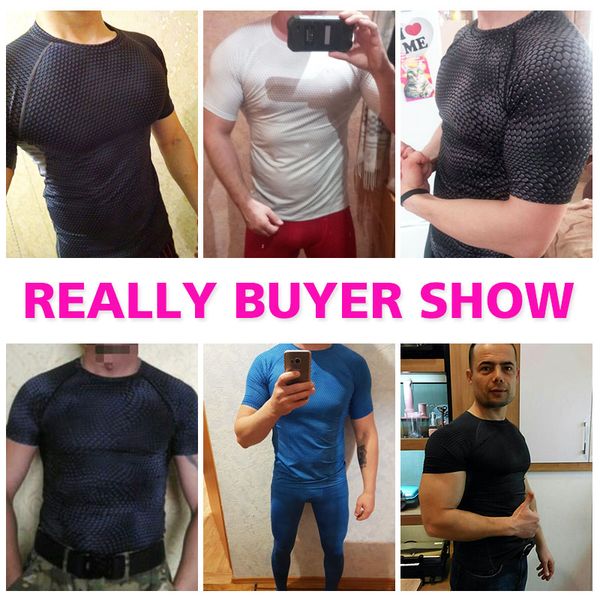 

quick dry workout running shirt compression fitness breathable jersey gym t-shirts clothing rashguard male sport shirts men, Black;green