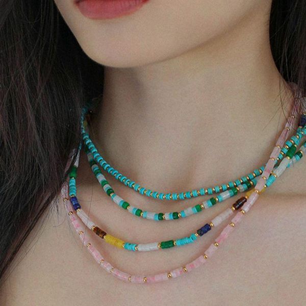 

chokers timeless wonder fancy pave geo stone choker necklace women jewelry punk ins designer party sweet gift egirl emo kpop mix 1466, Golden;silver