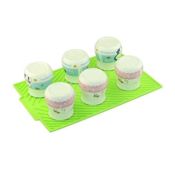 

table runner silicone placemat heat resistant drying matdish drain pad cup dinnerware mat tableware dishwasher kitchen