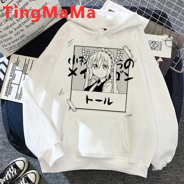 

women's hoodies & sweatshirts japanese harajuku anime girls e-girls punk women graphic oversized printed streetwear female ulzzang hip, Black
