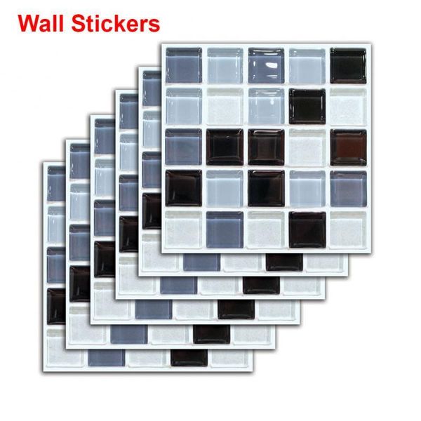 

wallpapers 6pcs 3d brick wall stickers living waterproof foam bedroom diy adhesive wallpaper home decals for kitchen tv backdrop decor