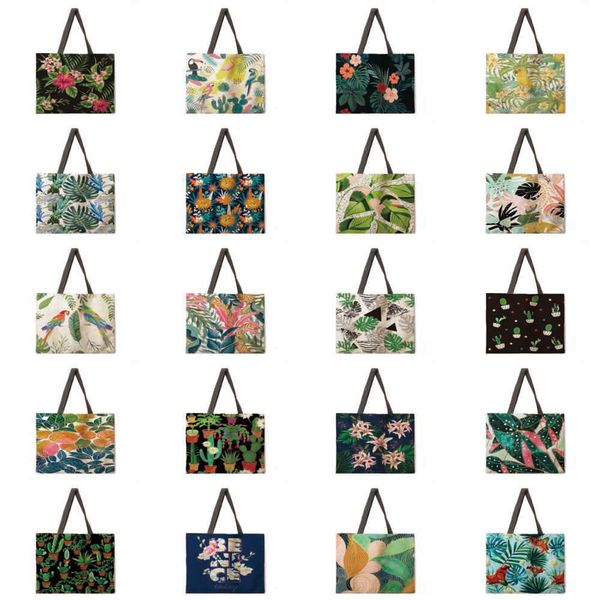 

bag folding shopping bag green plants lady shoulder female leisure hand outdoor beach tote