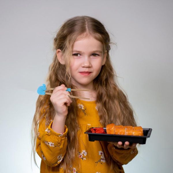 

chopsticks 2 pairs of reusable training lovely animal for toddler