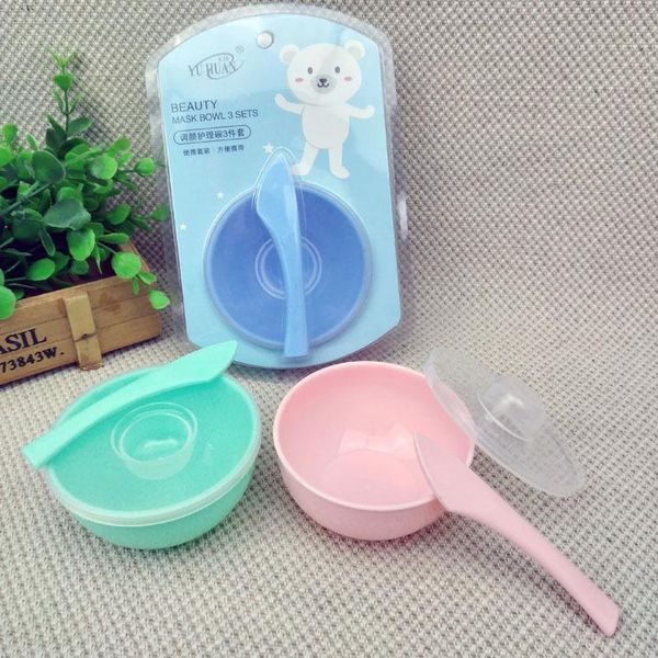 

eyelash curler facial mask bowl mixing diy plastic spoon tool set face care make up makeup kits txtb1