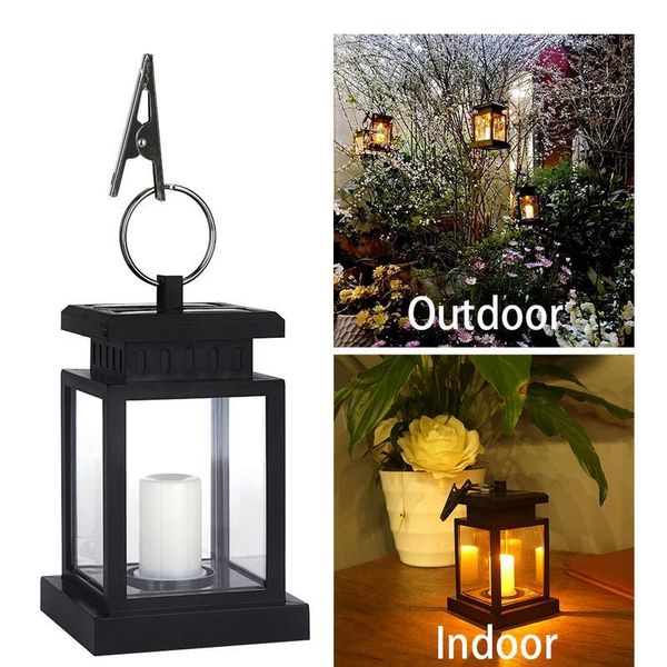 

rechargeable flameless candle waterproof candle light led solar light outdoor garden lamp decoration night security wa qylwwm