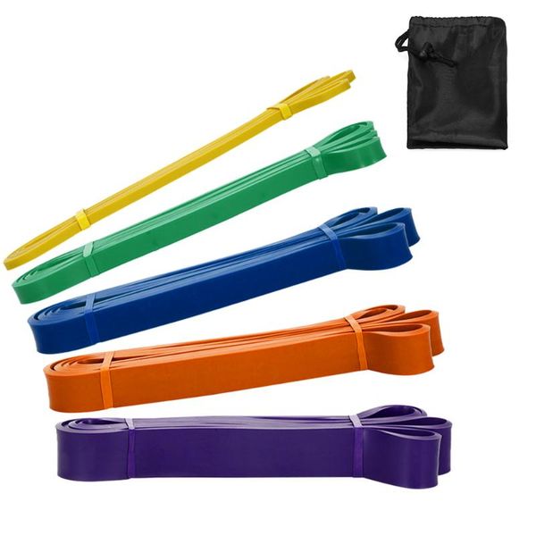 

resistance loop bands set latex yoga strength training pull up assist bands home gym fitness workout elastic exercise band
