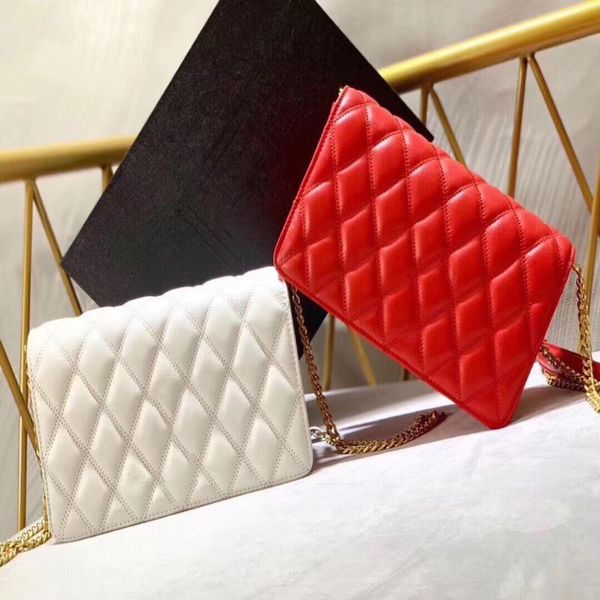 

wholesale bag rhombic chain hand personality wild pendant bag new square shoulder envelope small messenger classic shrxf