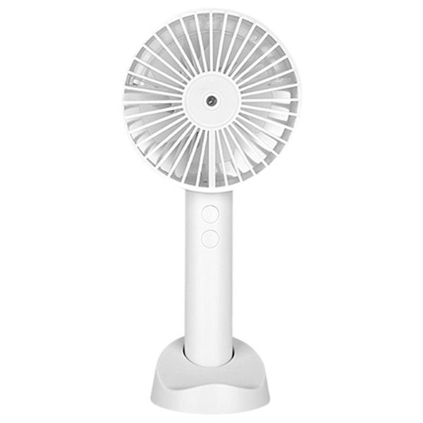 

electric fans mini portable mist spray desk fan usb rechargeable air conditioner cooling humidifier cooloer