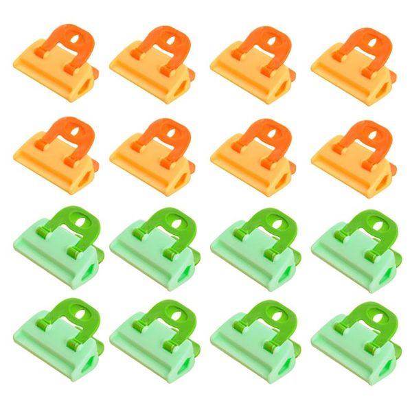 

bag clips 4pcs sealing for snack opened and leftover food clamps
