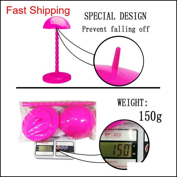 

2019 new star folding stable durable wig hair hat cap holder stand holder display tool 3 colors p jllxkw xhhair, White