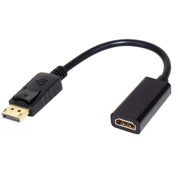

audio cables & connectors 20 pin dp male to 1080p female converter cable adapter video high definition display port for hdtv pc computer