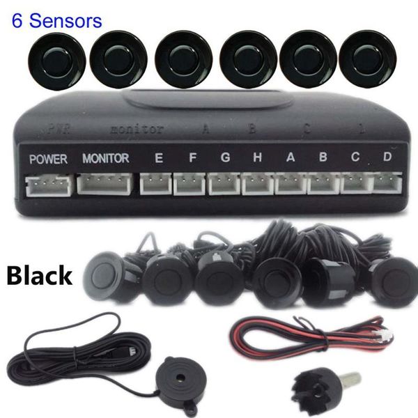 

car rear view cameras& parking sensors sensor special for all cars reverse backup radar with 6 9 colors choice buzzer sound