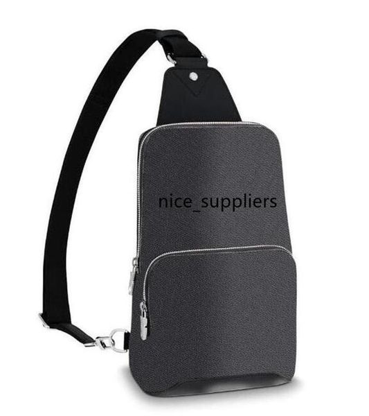 

avenue sling bag designer fashion men's cross body sling canvas leather sporty casual messenger small shoulder ba, Red;black