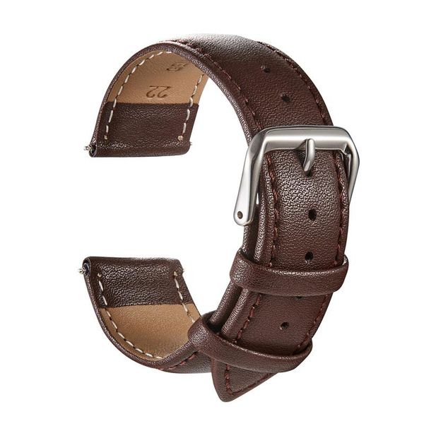 

watch bands soft leather band calfskin straps men women bracelet replace accessories 18mm 20mm 22mm 24mm business watchbands, Black;brown