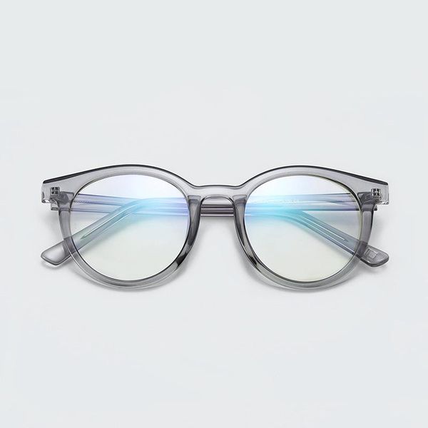 

fashion sunglasses frames tr90 round glasses frame women vintage oversized transparent clear men retro optical eyeglasses eyewear oculos, Black