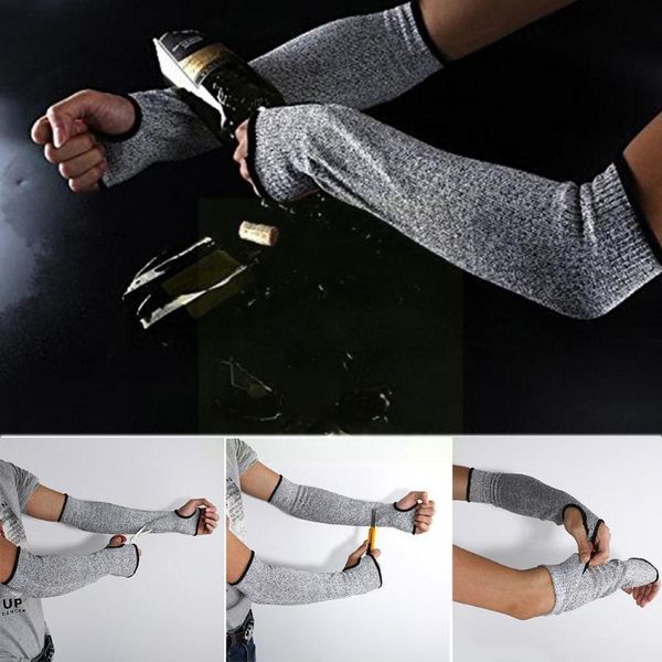 

elbow & knee pads 1pcs 5-level anti-cuttin arm guard sport breathable cycling protection sleeve sleeves warmers comfortabl b1i8, Black;gray