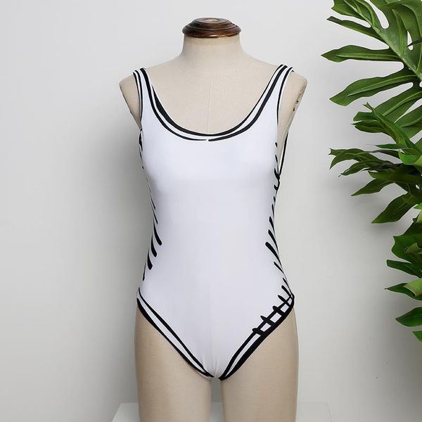 

one-piece suits one shoulder piece swimsuit high cut swimwear 2021 women push up padded monokini backless bathing suit beachwear