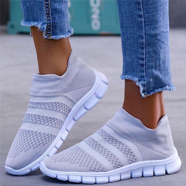 

women mesh solid non slip sock shoes sneakers casual shoes student comfortable lightweight running 2020 new year gift u3af#, Black