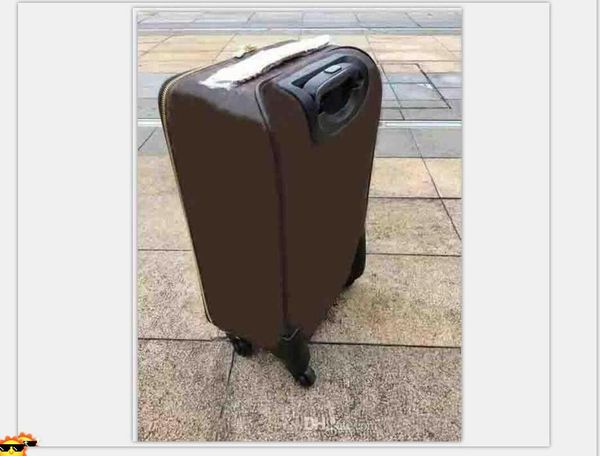 

6666 classic 20 inch women durable rolling luggage spinner men business travel suitcase 21010