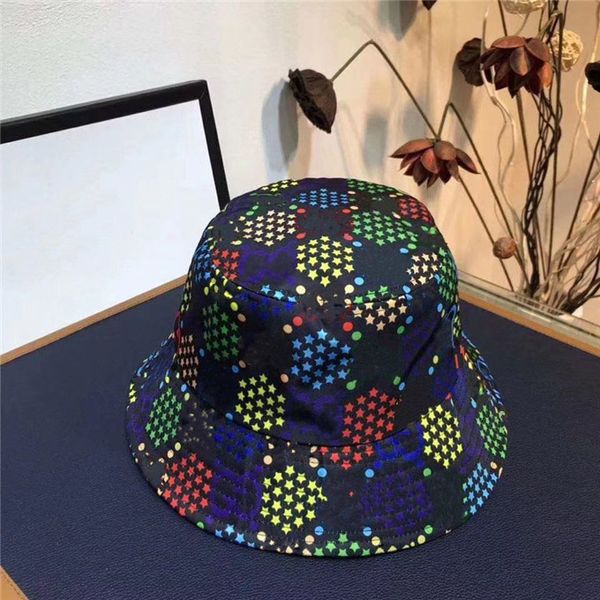 

wholesale men's designer brand bucket hats fashion hip-hop classic luxury casquette sun ball caps men and women no box, Blue;gray