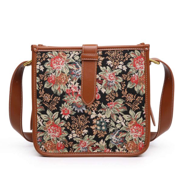 

bag 2021 summer fashion embroidered shoulder bag large capacity cowhide tote
